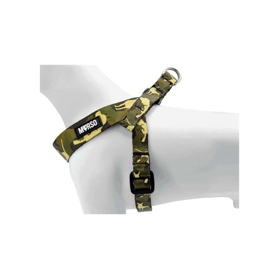 Morso Mini Hondentuig Verstelbaar Gerecycled Full Metal Dog Bruin 32-41X2,5 CM