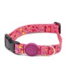 Morso Halsband Hond Gerecycled Pink Think Roze 43-70X2,5 CM