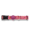 Morso Halsband Hond Gerecycled Pink Think Roze 43-70X2,5 CM