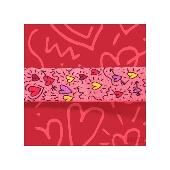 Morso Halsband Hond Gerecycled Pink Think Roze 43-70X2,5 CM
