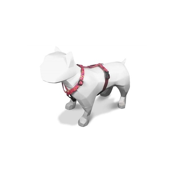 Morso Hondentuig H-Tuig Gerecycled Pink Think Roze 50-70X1,5 CM