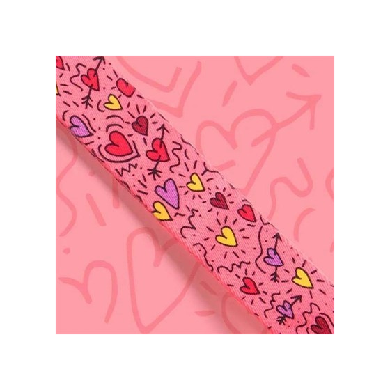 Morso Hondentuig H-Tuig Gerecycled Pink Think Roze 60-80X2,5 CM