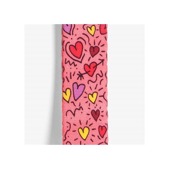 Morso Mini Hondentuig Verstelbaar Gerecycled Pink Think Roze 29-38X2,5 CM