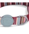 Morso Halsband Hond Gerecycled Skyline Rood / Roze 37-58X2,5 CM