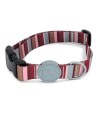 Morso Halsband Hond Gerecycled Skyline Rood / Roze 43-70X2,5 CM