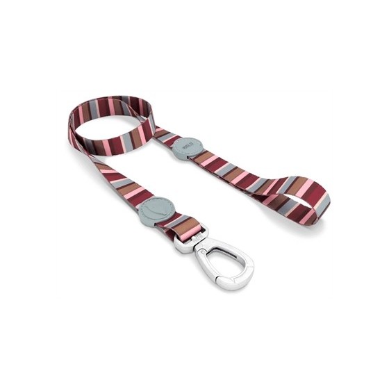 Morso Hondenriem Gerecycled Skyline Rood / Roze 120X1,5 CM 6-20 KG