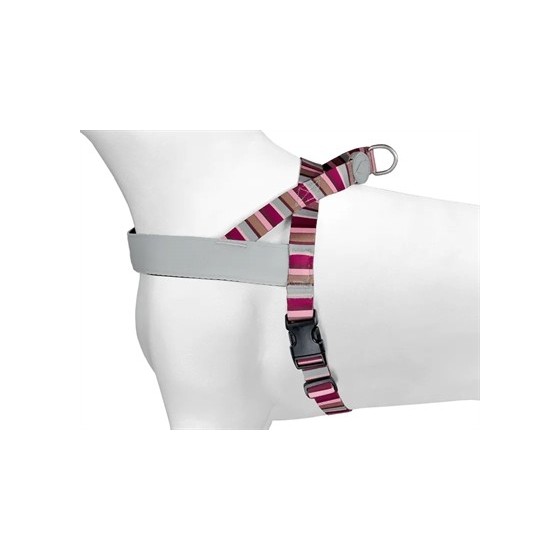 Morso Norwegian Hondentuig Gerecycled Skyline Rood / Roze 39-48X35 CM