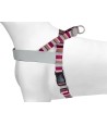 Morso Norwegian Hondentuig Gerecycled Skyline Rood / Roze 46-60X42 CM