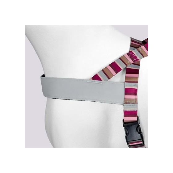 Morso Norwegian Hondentuig Gerecycled Skyline Rood / Roze 54-70X52 CM