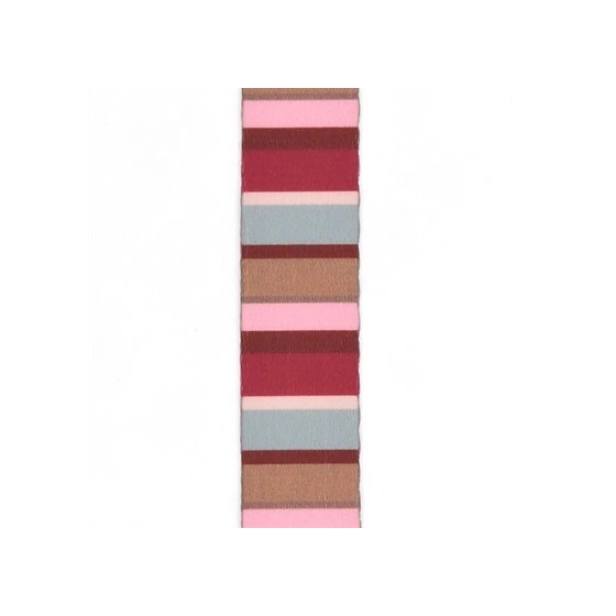 Morso Hondentuig H-Tuig Gerecycled Skyline Rood / Roze 40-55X1,5 CM
