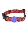 Morso Halsband Hond Gerecycled Urban Lizard Rood 37-58X2,5 CM
