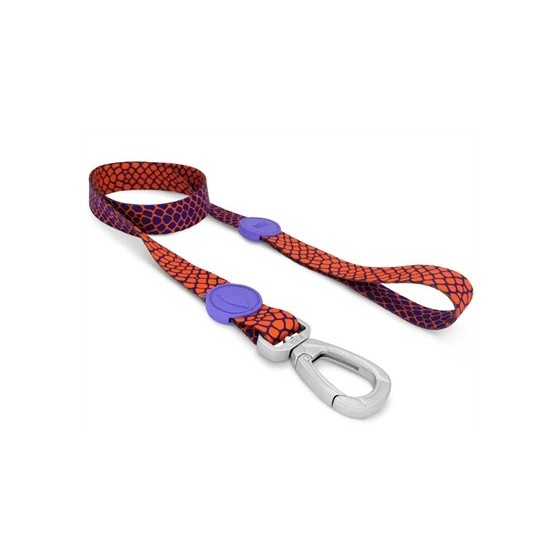 Morso Hondenriem Gerecycled Urban Lizard Rood 120X1,5 CM 6-20 KG