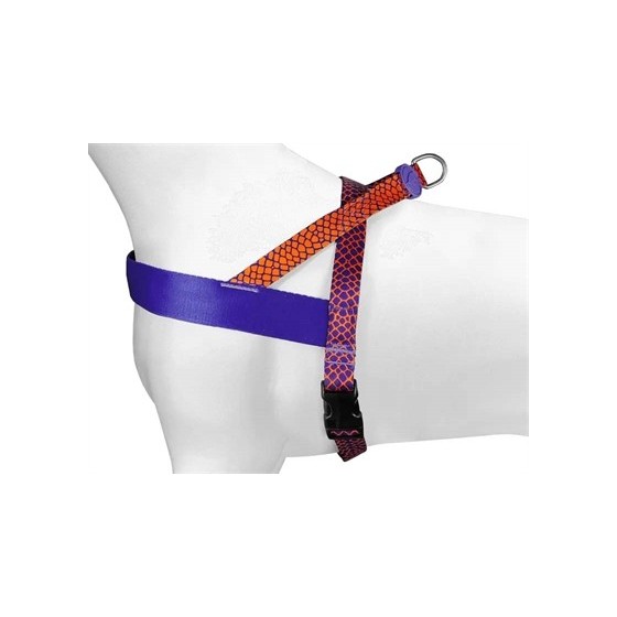 Morso Norwegian Hondentuig Gerecycled Urban Lizard Rood 54-70X52 CM