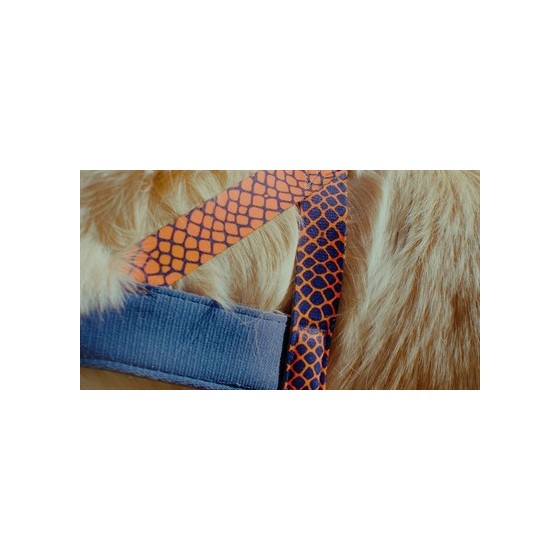 Morso Norwegian Hondentuig Gerecycled Urban Lizard Rood 54-70X52 CM