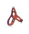 Morso Mini Hondentuig Verstelbaar Gerecycled Urban Lizard Rood 24-32X1,5 CM