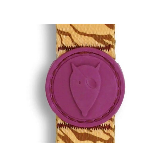 Morso Halsband Hond Gerecycled Jungle Drum Oranje 30-42X1,5 CM