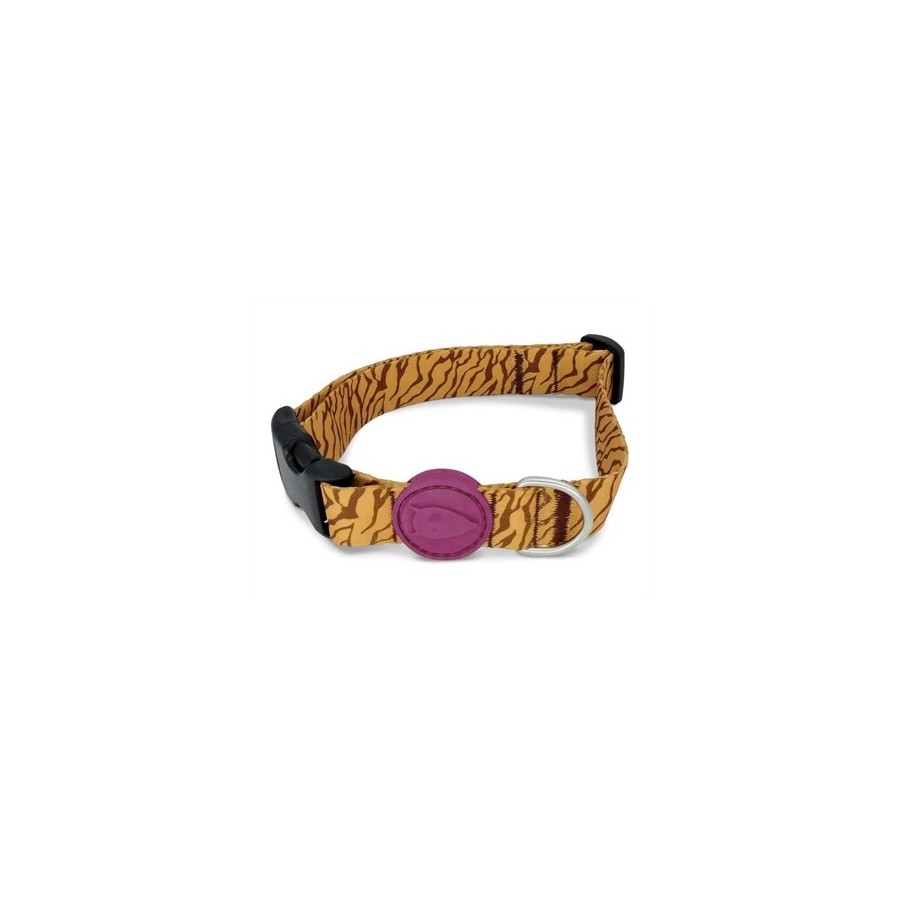 Morso Halsband Hond Gerecycled Jungle Drum Oranje 43-70X2,5 CM