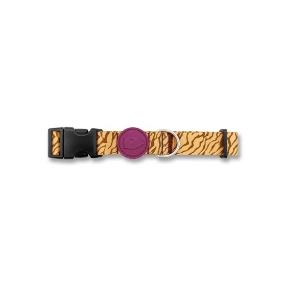 Morso Halsband Hond Gerecycled Jungle Drum Oranje 43-70X2,5 CM