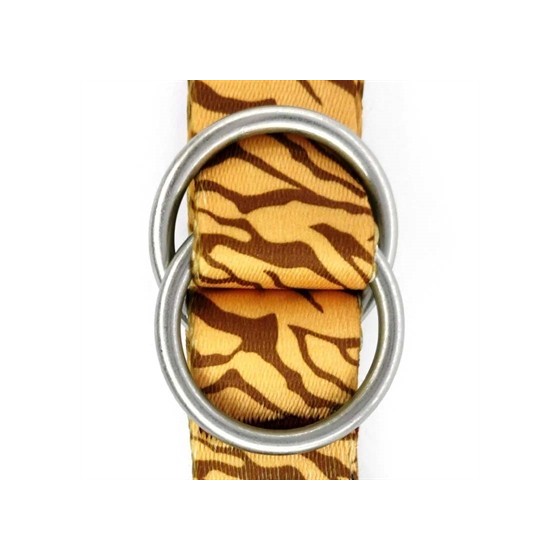 Morso Hondenriem Verstelbaar Gerecycled Jungle Drum Oranje 75-230X1,5 CM 1-4 KG