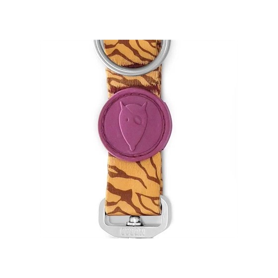 Morso Hondenriem Verstelbaar Gerecycled Jungle Drum Oranje 75-230X1,5 CM 4-20 KG