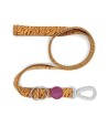 Morso Hondenriem Verstelbaar Gerecycled Jungle Drum Oranje 65-200X2,5 CM 20-80 KG