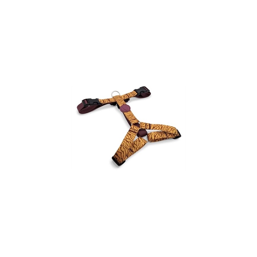 Morso Hondentuig H-Tuig Gerecycled Jungle Drum Oranje 60-80X2,5 CM