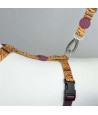 Morso Hondentuig H-Tuig Gerecycled Jungle Drum Oranje 60-80X2,5 CM