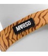 Morso Mini Hondentuig Verstelbaar Gerecycled Jungle Drum Oranje 24-32X1,5 CM