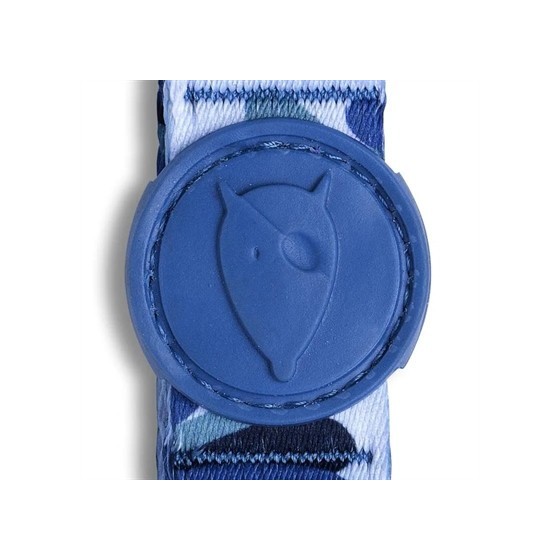 Morso Halsband Hond Gerecycled Splash Blauw 43-70X2,5 CM