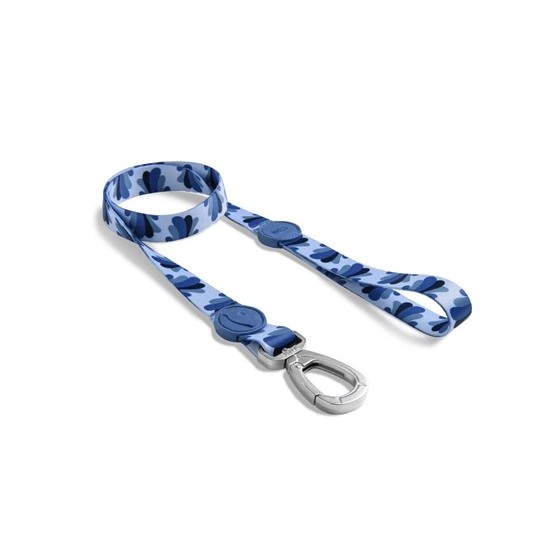 Morso Hondenriem Gerecycled Splash Blauw 120X1,5 CM TOT 6 KG