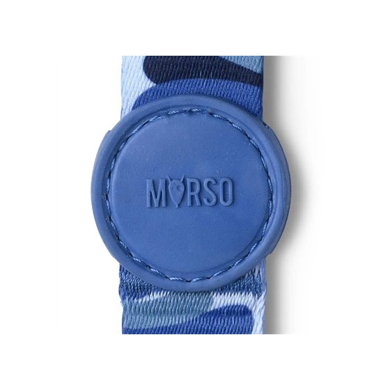 Morso Hondenriem Gerecycled Splash Blauw 120X1,5 CM TOT 6 KG