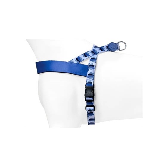 Morso Norwegian Hondentuig Gerecycled Splash Blauw 69-86X63 CM