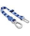 Morso Honden Autogordel Gerecycled Splash Blauw 40-65X2,5 CM TOT 80 KG