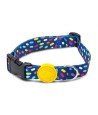 Morso Halsband Hond Gerecycled Color Invaders Paars 30-42X1,5 CM