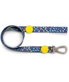 Morso Hondenriem Gerecycled Color Invaders Paars 120X1,5 CM 6-20 KG