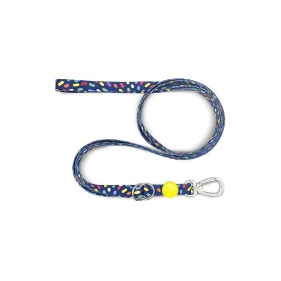 Morso Hondenriem Verstelbaar Gerecycled Color Invaders Paars 65-200X2,5 CM 20-80 KG