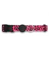 Morso - Halsband Hond Gerecycled Bubble Leo Roze, 43-70x2,5cm