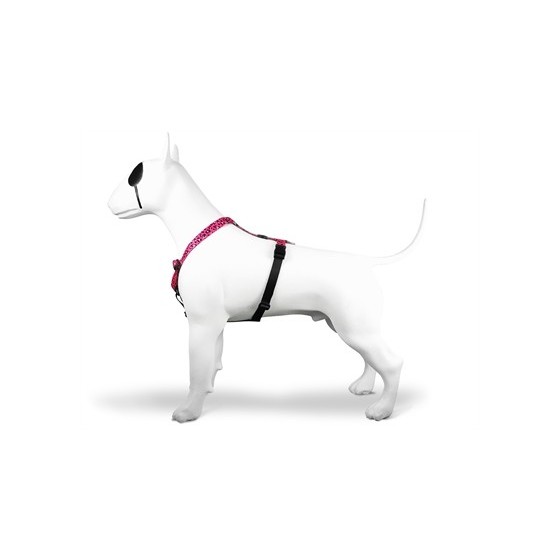 Morso Hondentuig H-Tuig Gerecycled Bubble Leo Roze 70-100X2,5 CM