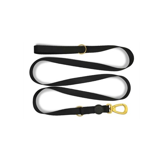 Morso Hondenriem Verstelbaar Gerecycled Gold Caviar Goud 75-230X1,5 CM 4-20 KG