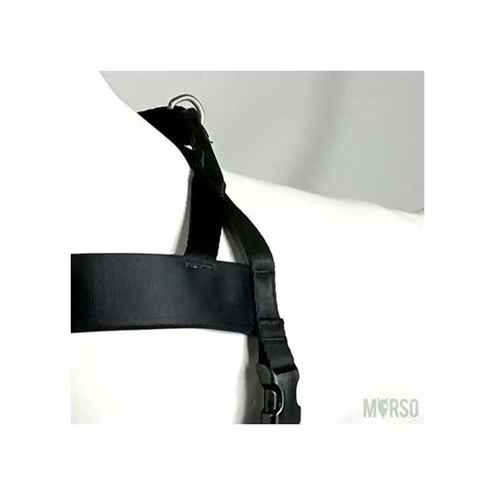 Morso Norwegian Hondentuig Gerecycled Pureness Zwart 41-56X38 CM