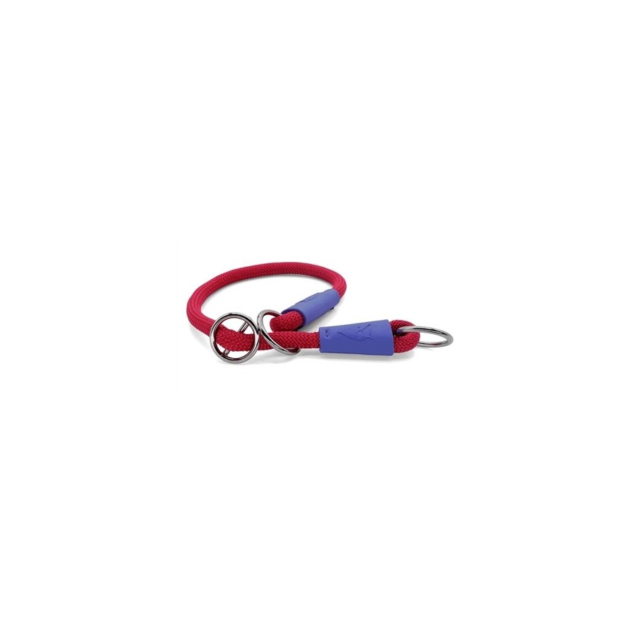 Morso Half Slip Halsband Hond Regular Rope Gerecycled Red Velvet Rood 55X1 CM