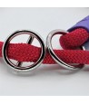 Morso Half Slip Halsband Hond Regular Rope Gerecycled Red Velvet Rood 55X1 CM