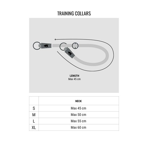 Morso Half Slip Halsband Hond Soft Rope Gerecycled Grey Grijs 45X1 CM