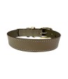 Sazzz Halsband Hond Braveheart Classic Leer Taupe 27-33X2 CM