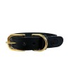 Sazzz Halsband Hond Braveheart Classic Leer Zwart 27-33X2 CM