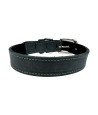 Sazzz Halsband Hond Nomad Vintage Leer Antraciet 27-33X2 CM