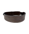 Sazzz Halsband Hond Boho Vintage Leer Bruin 32-39X3 CM
