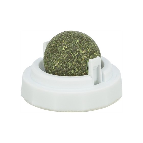 Trixie - Catnip Bal Met Houder Zelfklevend. 5cm