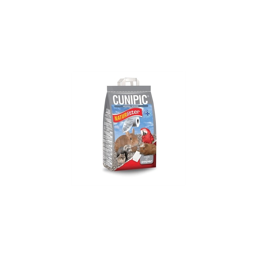 Cunipic - Naturlitter Papier Bodembedekking. 45lt