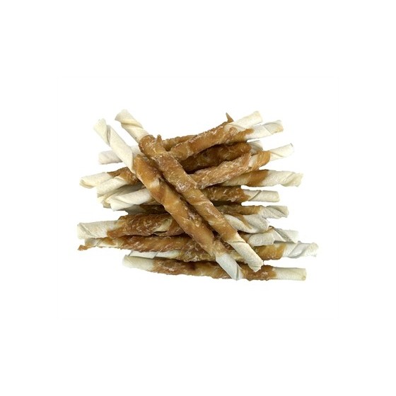 Petstyle Living Gedraaide Stick Met Kip 12,5 CM 7/8 MM 30 ST